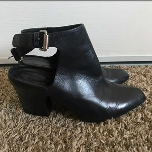 Vic Matíe Leather Ankle Booties, Size 40